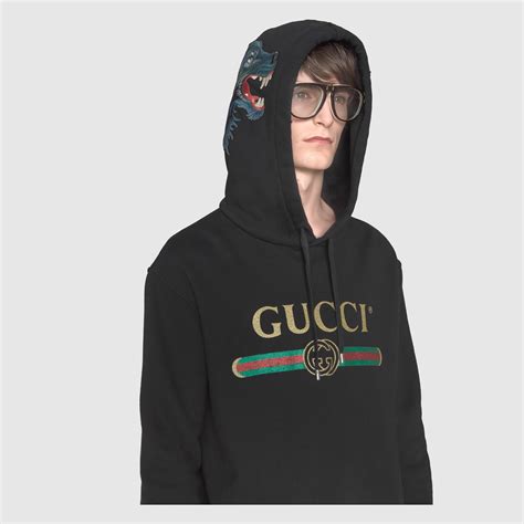 gucci sweat brodée|gucci sweatshirt.